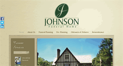 Desktop Screenshot of johnsonfuneralservices.net