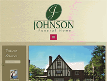 Tablet Screenshot of johnsonfuneralservices.net